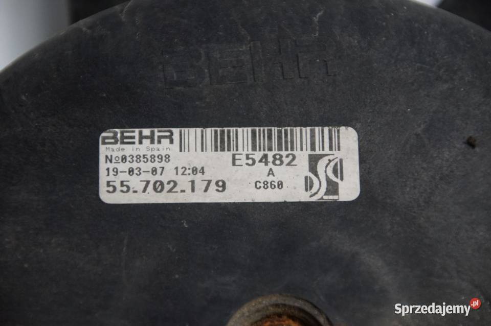 WENTYLATOR CHŁODNICY OPEL CORSA D 55702179 Pozostałe