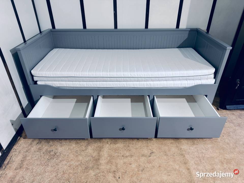IKEA HEMNES Leżanka Łóżko z 3 szufladami 2 Dom i Ogród
