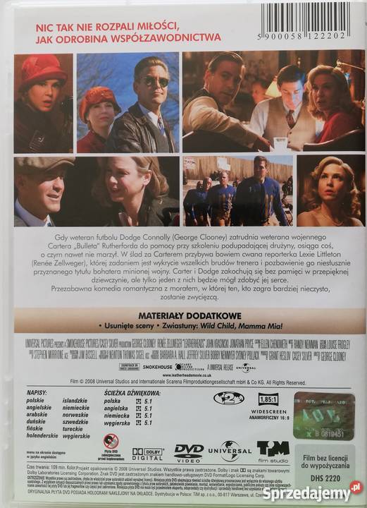 Miłosne gierki George Clooney Renee Zelweger Łódź