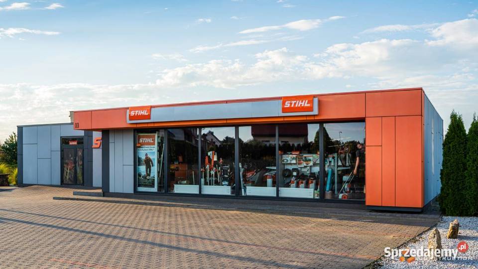 Sklep modułowy nowoczesny pawilon handlowy 162m2 wielkopolskie Poznań