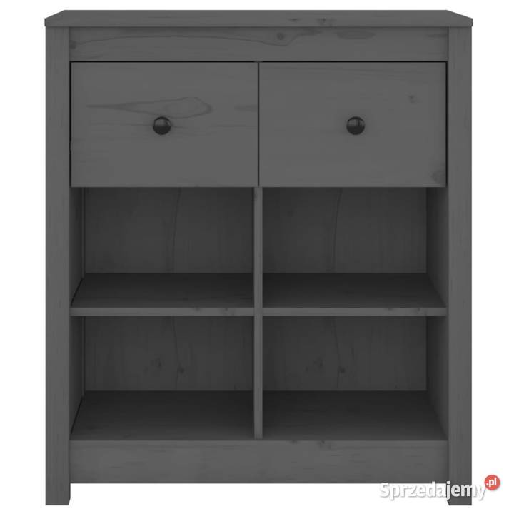 Szafka szara 70x35x80 lite drewno sosnowe Pozostałe mazowieckie