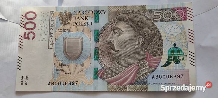 Banknot 500 Wieliczka