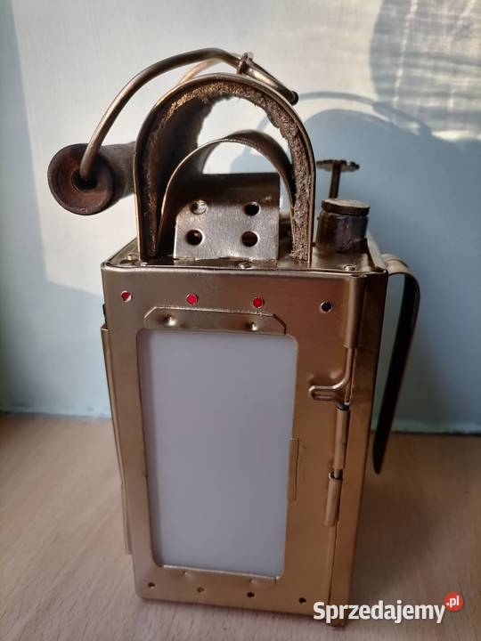 Stara konduktorska lampa karbdowa Antyki, Sztuka, Kolekcje Kraków