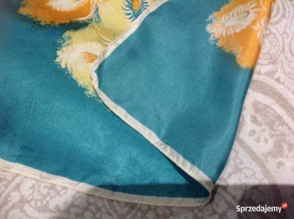 Apaszka Jedwabna Damska Reine Seide Nowa Sól