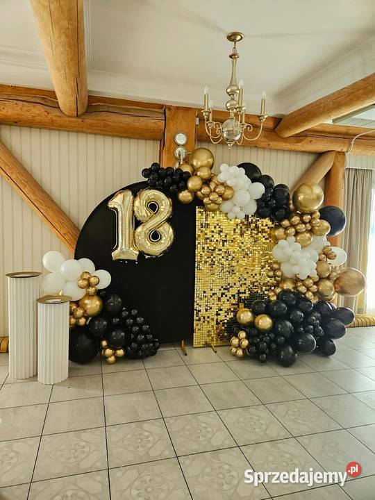 Ścianki balonowe dekoracje imprez różne okazje wielkopolskie Kalisz