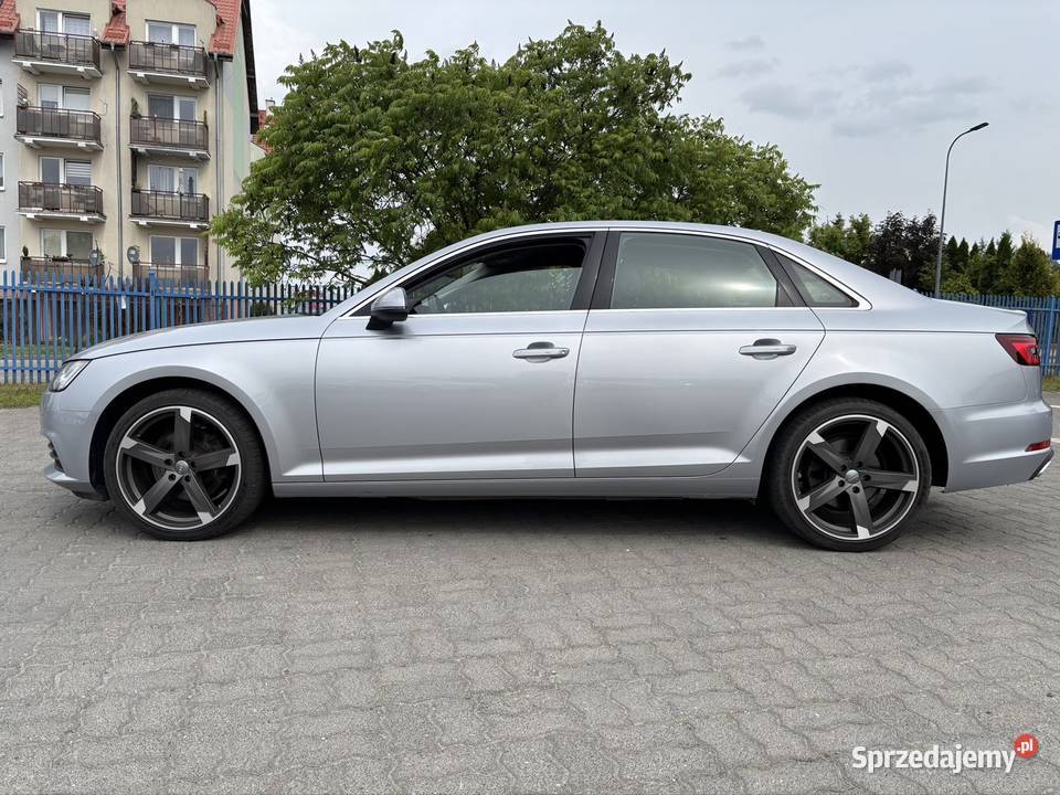 Audi A4 20 tdi 150 Stronic Skóra Led Stan przyciemniane szyby Samochody osobowe Iława
