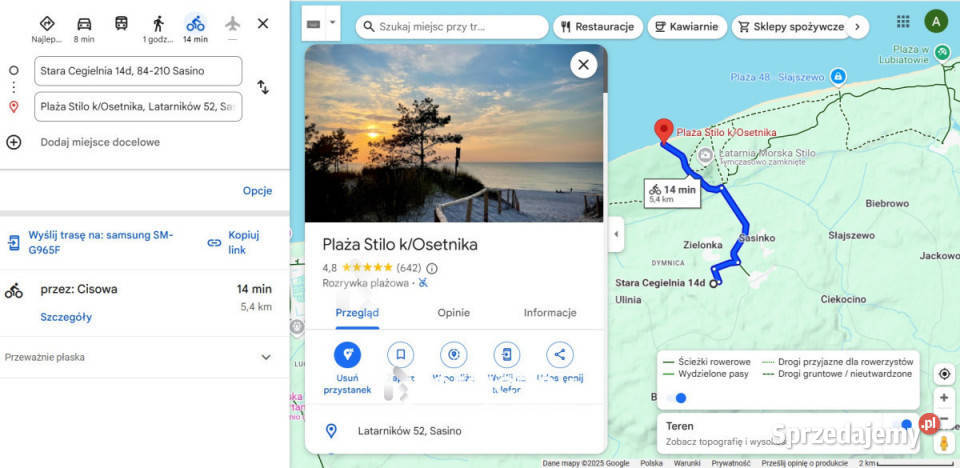Dom wolnostojący Sasino Stara Cegielnia 40m2 pomorskie
