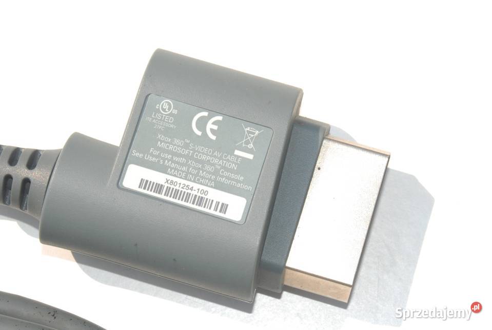ORYGINALNY KABEL AV HDTV COMPONENT XBOX 360