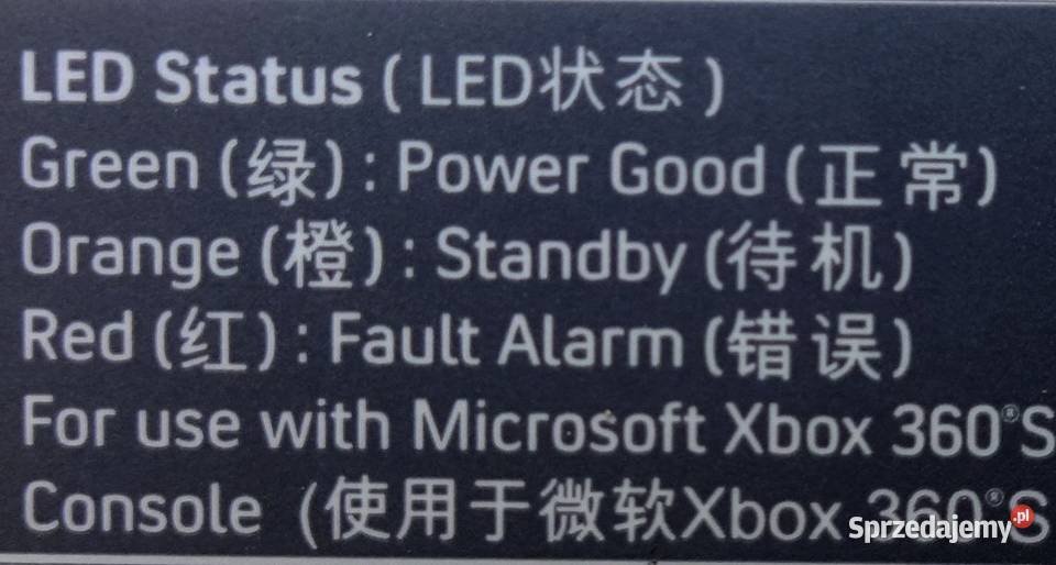 Zasilacz Microsoft A10120P1A 12v96A 5v1A zachodniopomorskie Szczecin