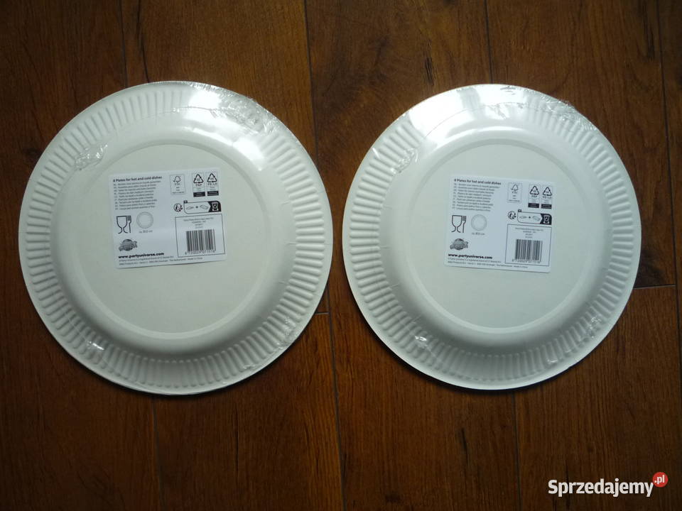 16 sztuk Talerze Papierowe kolorowe Bal Urodziny zachodniopomorskie Szczecin