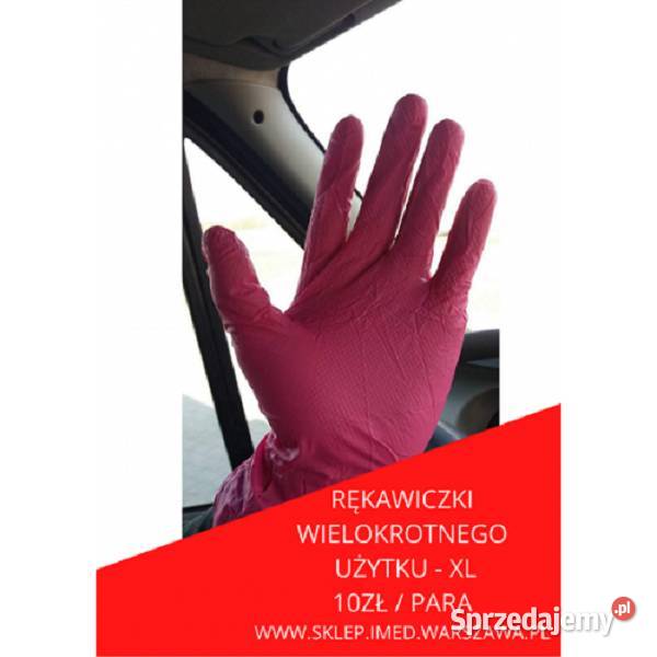 Rękawiczki Wielokrotnego Użytku Lateksowe Mocne Warszawa sprzedam
