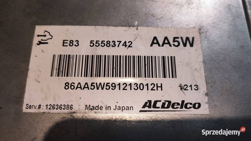 ECU ACDelco Klonowanie Reset Virgin seria E Opel Bytom