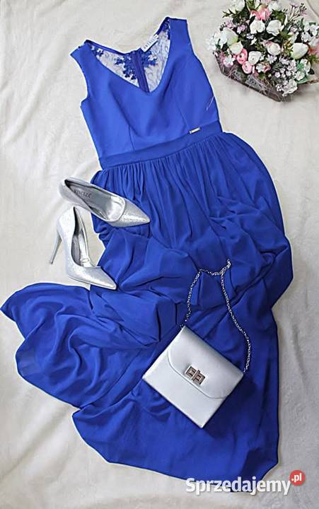 Długa sukienka niebieski Lublin