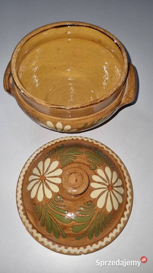 Naczynie Pojemnik Ceramiczny wielkopolskie Wola Podłężna
