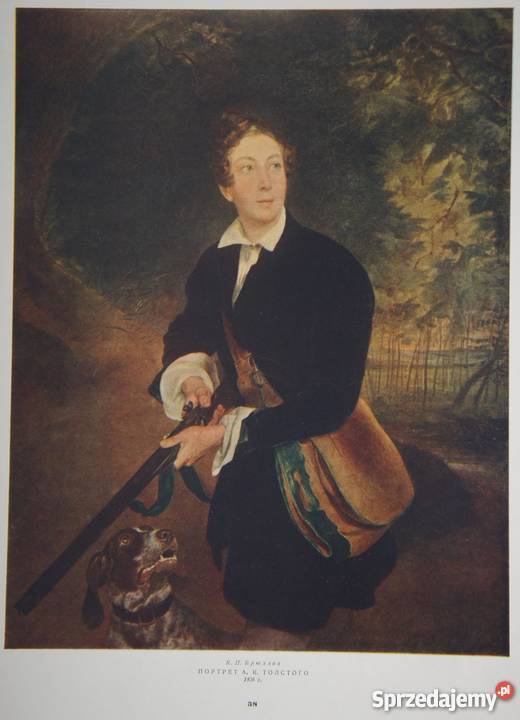 Karl Briułłow portret A K Tołstoja 1836 r Szczecin