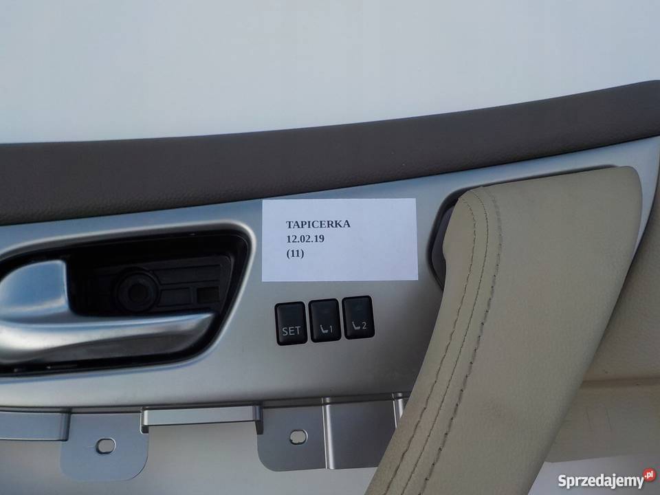TAPICERKA BOCZEK DRZWI LEWY PRZÓD INFINITI FX Nowy Tomyśl