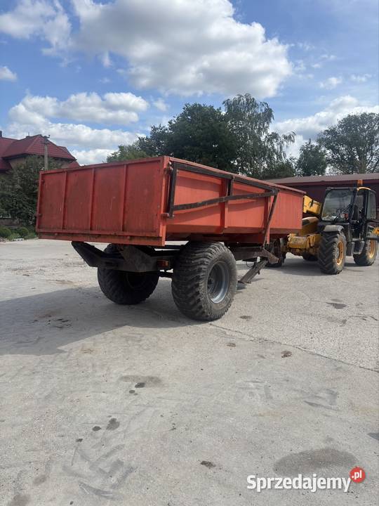 Przyczepa skorupowa 8 ton nieuszkodzony Wysokie Mazowieckie
