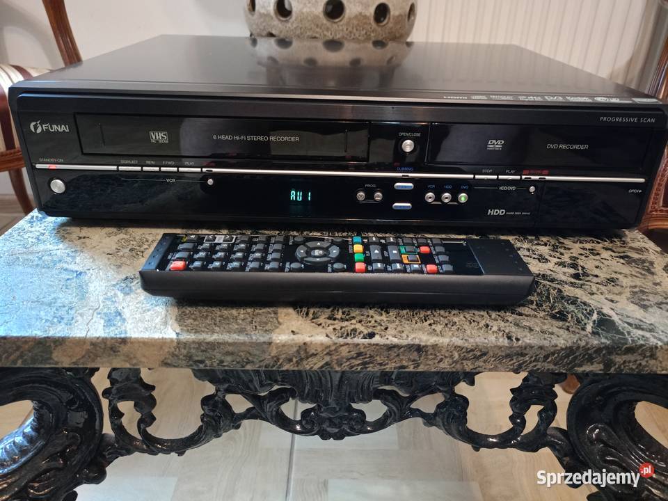Nagrywarka DVD VHS Magnetowid Combo FUNAI Magnetowidy Drawski Młyn