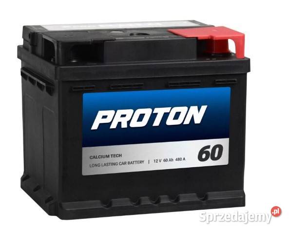 Akumulator PROTON 60Ah 480A EN PRAWY PLUS niski dolnośląskie Wałbrzych sprzedam