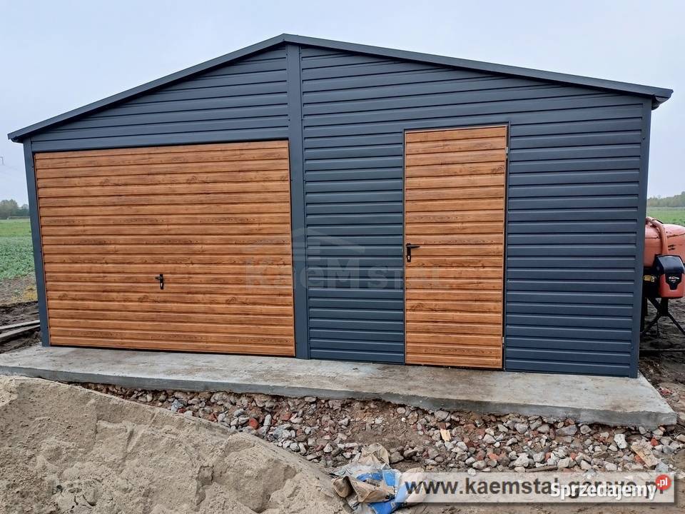 Garaż blaszany 6x5 KAEM STAL z pomieszczeniem sprzedam
