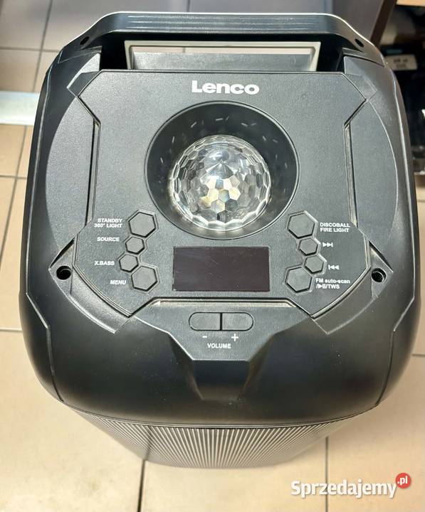 Głośnik przenośny Lenco PA360 czarny 150 W Elbląg