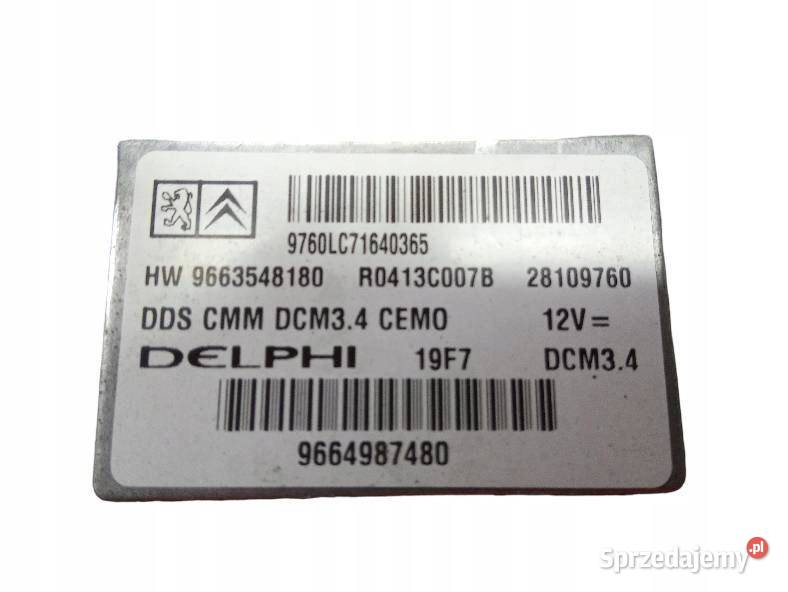 STEROWNIK SILNIKA 9664987480 Peugeot 308 I osobowe