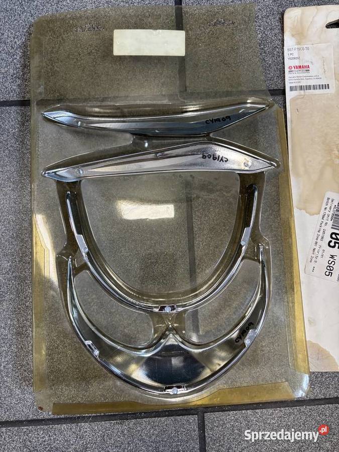 Chromowane okucia błotników Yamaha XVS 950 sprzedam