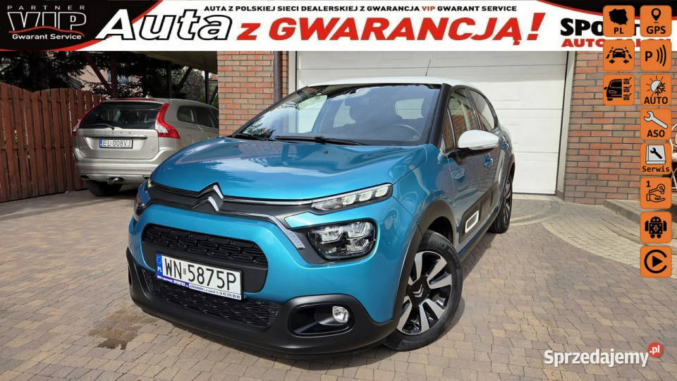 Citroen C3 SHINE Salon I włTempomatAndroidAuto C3 Aleksandrów Łódzki