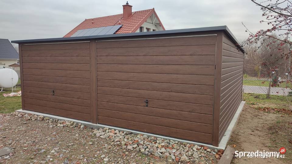 Garaż MOCNY PREMIUM 6x6 ORZECH PROMOCJA CAŁA Szczecin