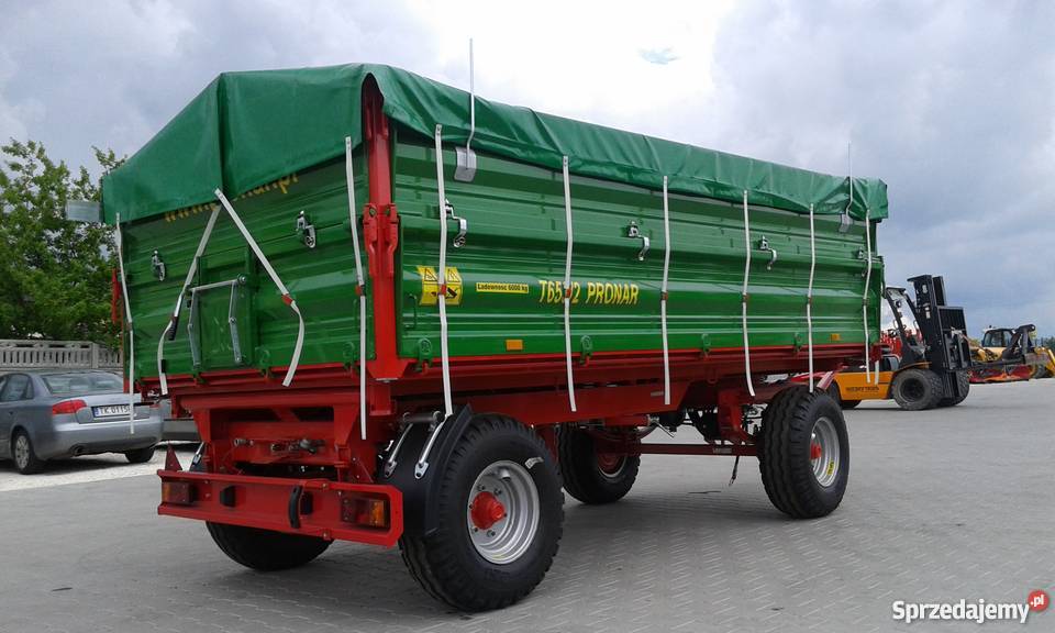 Przyczepa rolnicza dwuosiowa Pronar T6532 wąska Rolnictwo