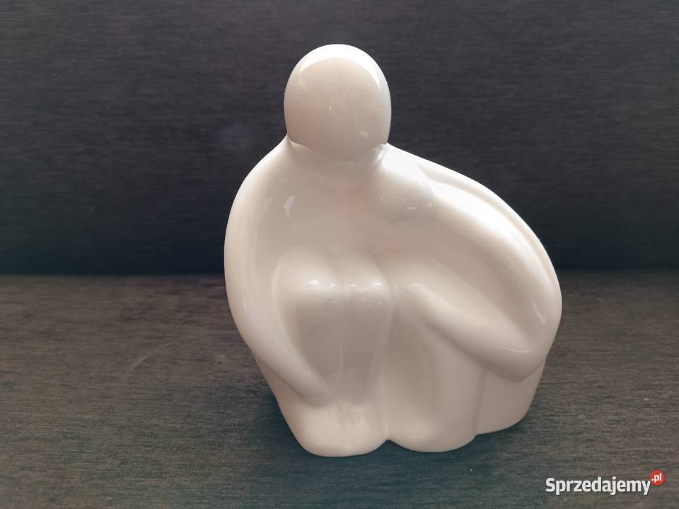 Kolekcjonerska figurka z kamionki rodzic Szczyrk