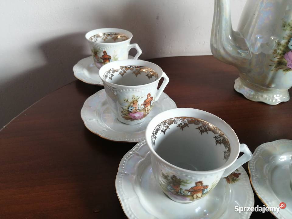 Serwis do kawy herbaty Karolina Miłość Wiedeńska