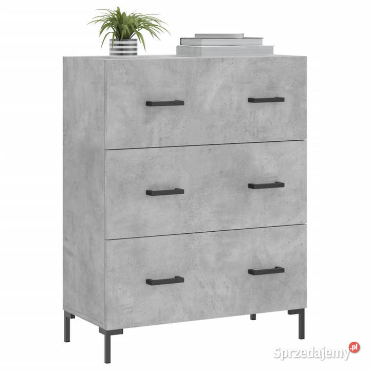 Szafka szarość betonu 695x34x90 materiał Warszawa