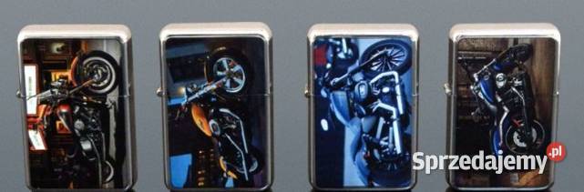 Zapalniczka Benzynowa z Nadrukiem Motoru Ostrowy nad Okszą