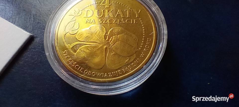Stare monety Medal 4 Dukaty na Szczęście 183 Lesko