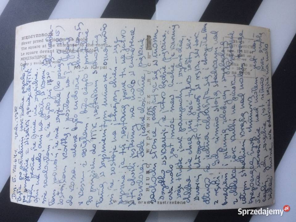 1087 Widokówka Międzyzdroje Szczecin sprzedam