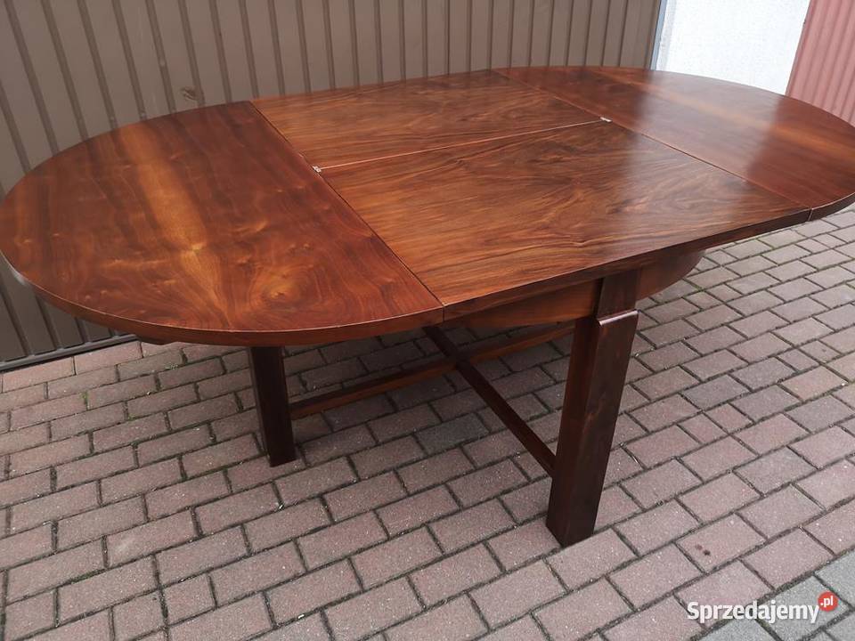 Stół ArtDeco Okrągły 120 Zgrabny Antyk Stary Swarzędz