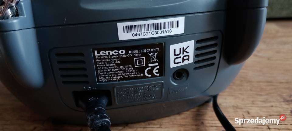 Radioodtwarzacz Lenco SCD24 WHITE Stan IDEALNY kujawsko-pomorskie Wąbrzeźno