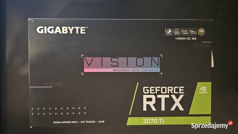 Gigabyte GeForce RTX 3070 Ti VISION OC 8GB 8GB sprzedam