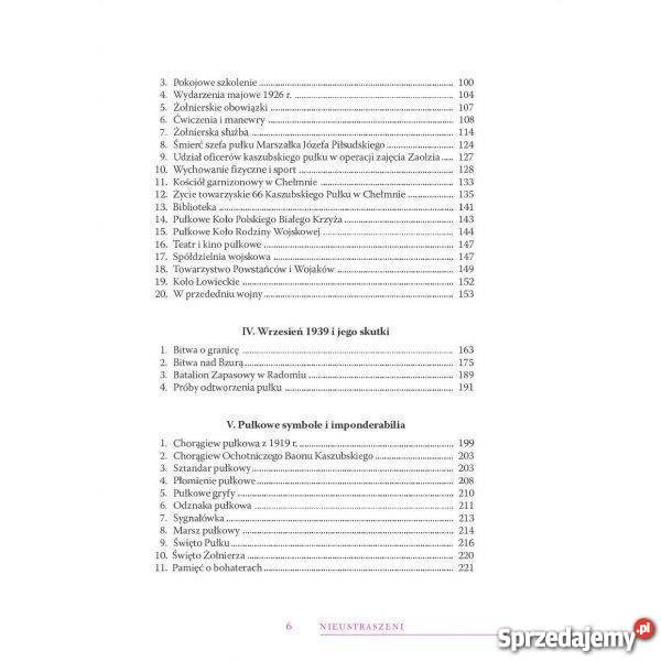 Nieustraszeni 66 Kaszubski Pułk Piechoty im Książki naukowe i popularnonaukowe Wejherowo sprzedam