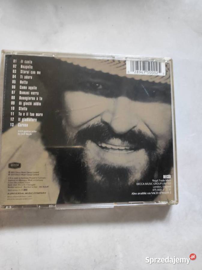 Luciano Pavarotti Ti adoro muzyka klasyczna cd Kielce sprzedam