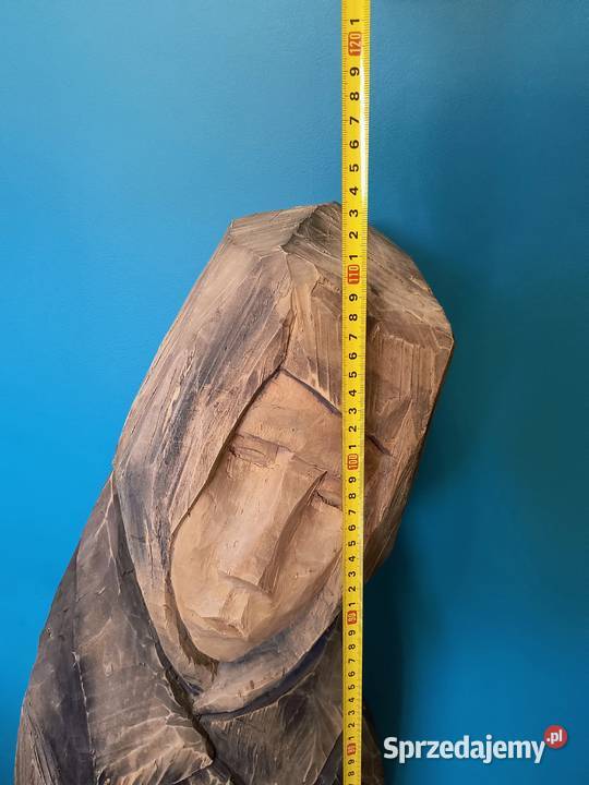 Drewniana rzeźba Łódź