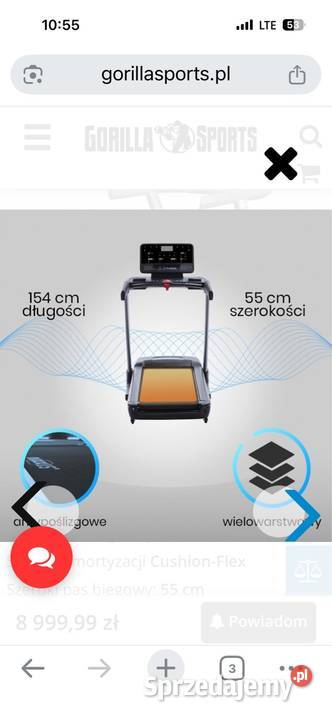 Sprzedam bieżnie lubuskie Słubice