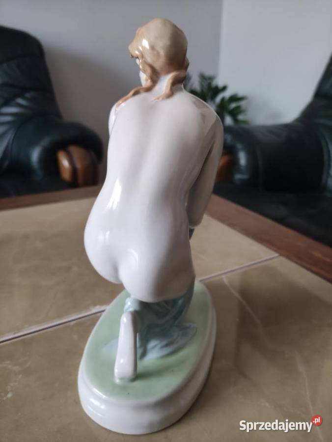 Węgierska Porcelana Zsolnay Akt Kobiecy lubelskie Janów Lubelski sprzedam