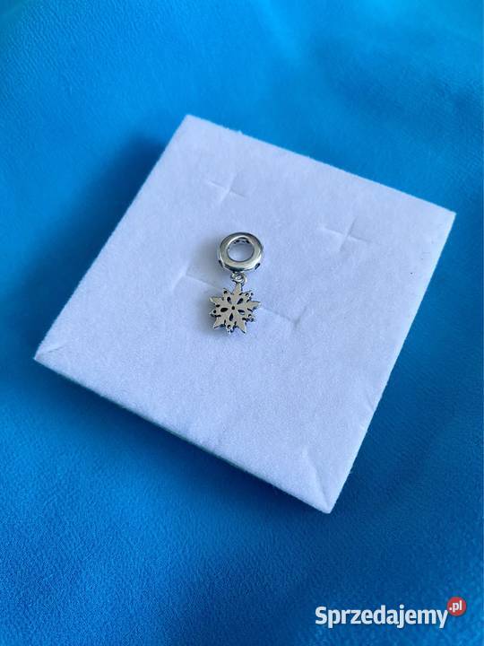 nowa mini zawieszka charm beads śnieżynka płatek Charmsy i beadsy Gdynia
