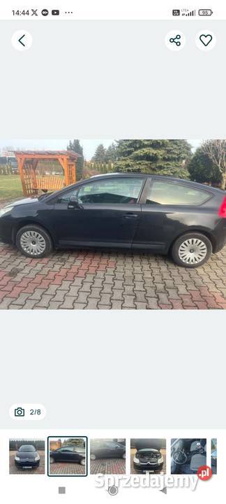 Citroen C4 coupe 14 LPG klimasprawna opłaty 1399cm3 C3 Aircross
