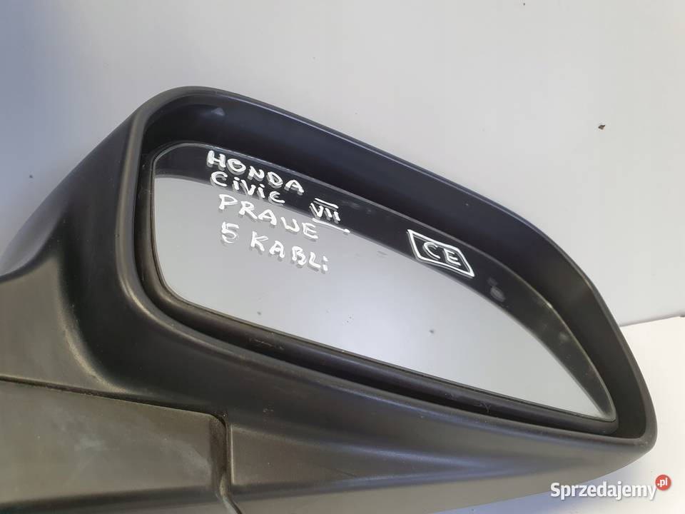 Honda CIVIC VII 0006r LUSTERKO PRAWE PASAŻERA 5 osobowe Lusterka zewnętrzne Janów