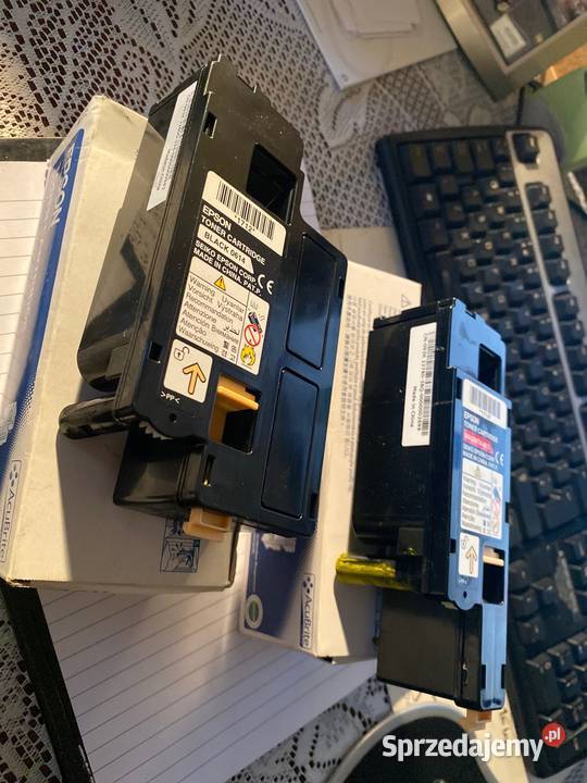 2x Epson 0614 0612 toner oryginal ploter Pilzno