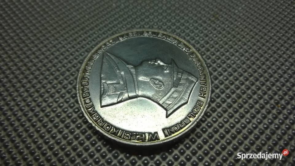 MEDAL numizmat Wł Sikorski 1881 1943 Warszawa