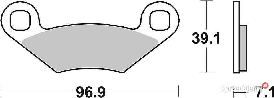 Klocki hamulcowe SBS 642SI POLARIS Xplorer500 Układ hamulcowy Trzciel